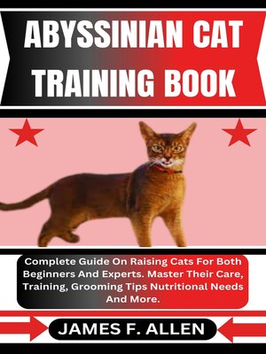 cover image of ABYSSINIAN CAT TRAINING BOOK